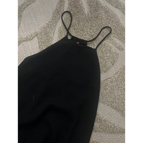 Black High Neck Francesca’s Tank Bodysuit - Picture 1 of 4